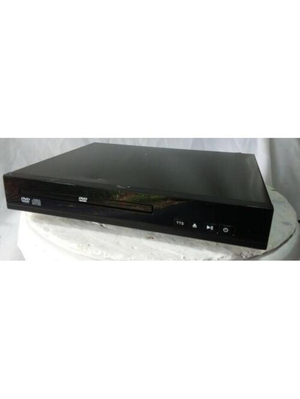 Onn ONA18DP001 DVD Player Compact Multi-Format Disc Player Black Tested Works